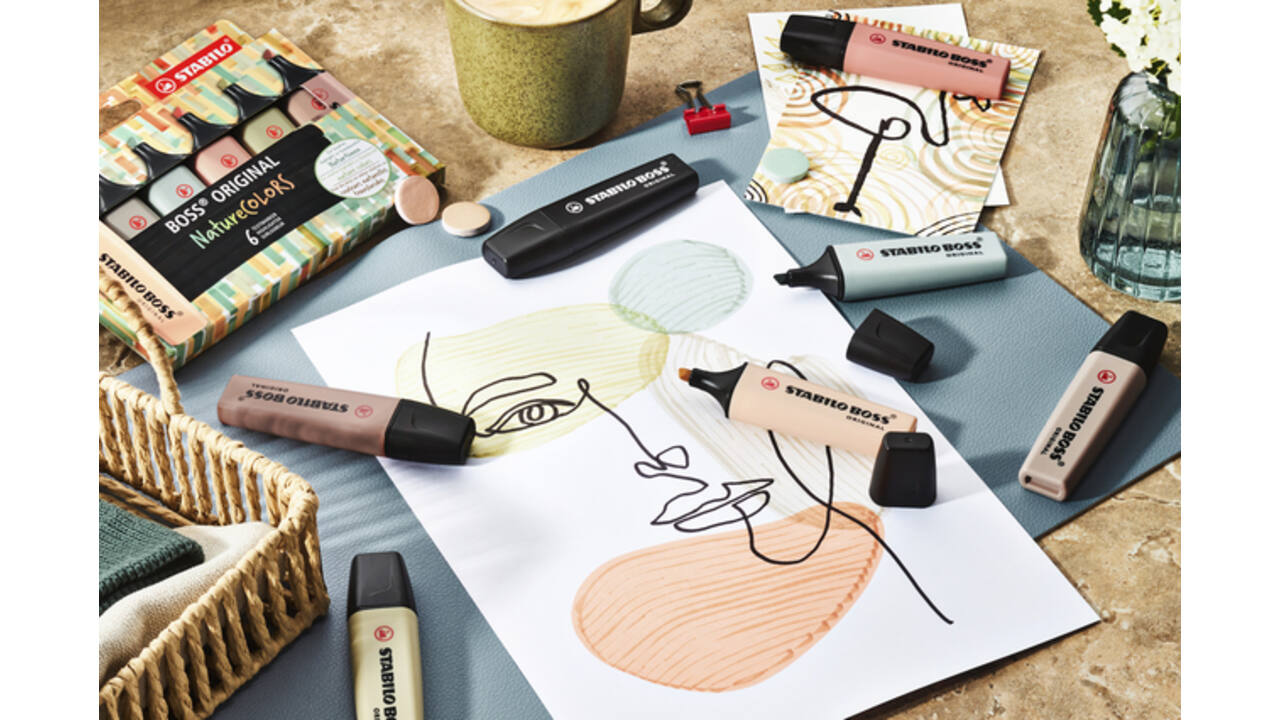 Markeerstift STABILO Boss 70/186 nature colors beige
