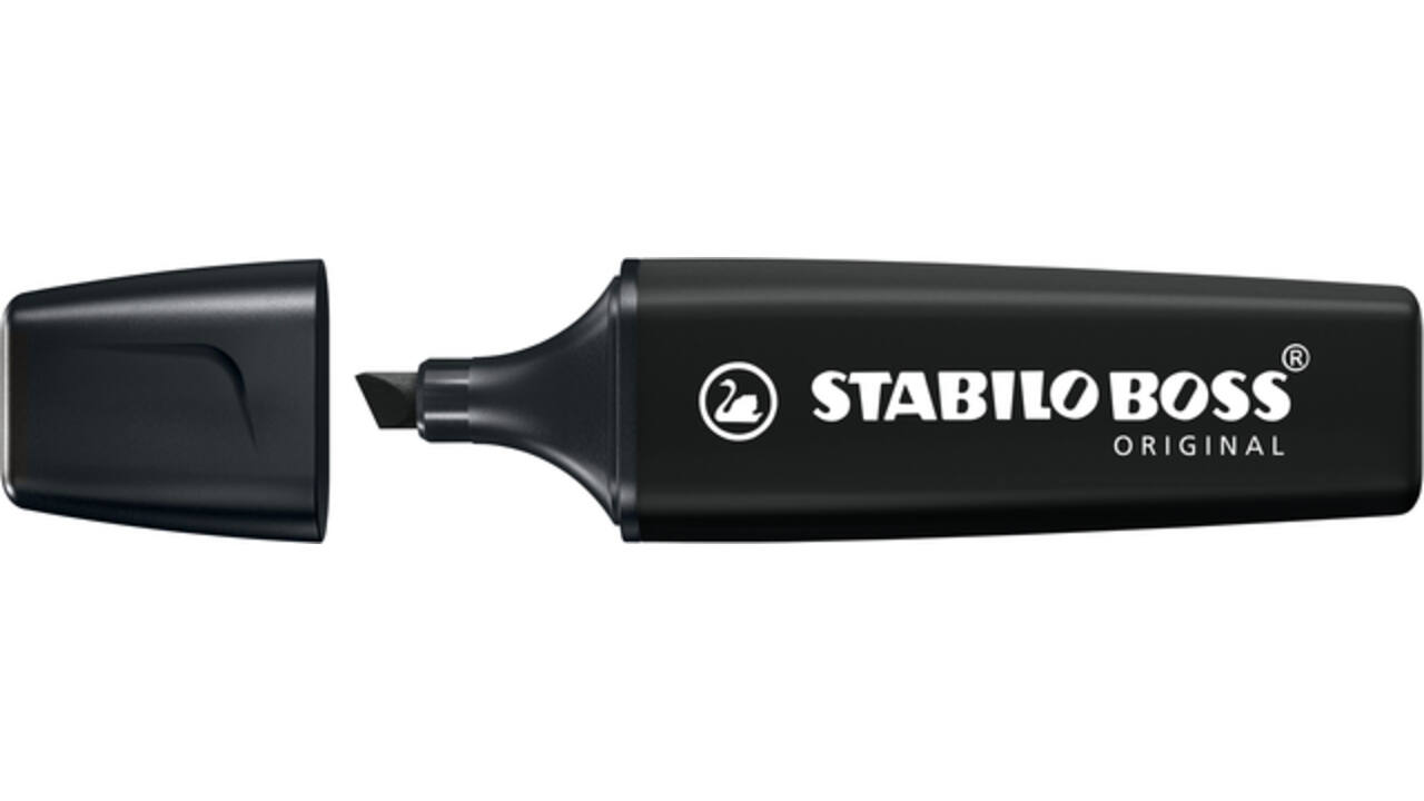 Markeerstift STABILO Boss Original 70/46 nature colors zwart