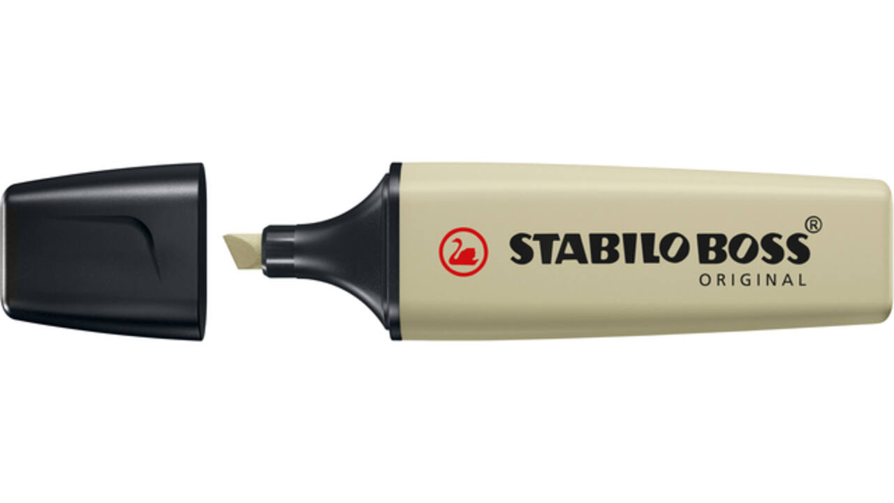 Markeerstift STABILO Boss 70/137 nature colors moddergroen