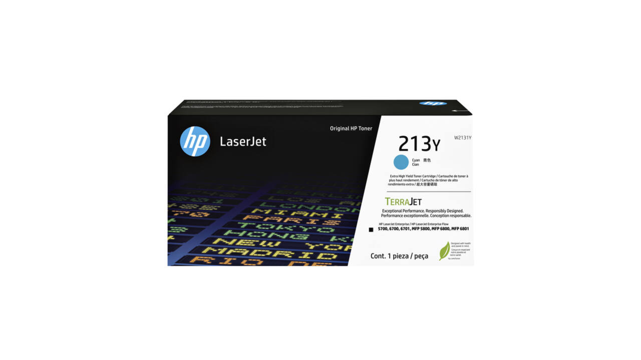 Tonercartridge HP  W2131Y 213Y blauw