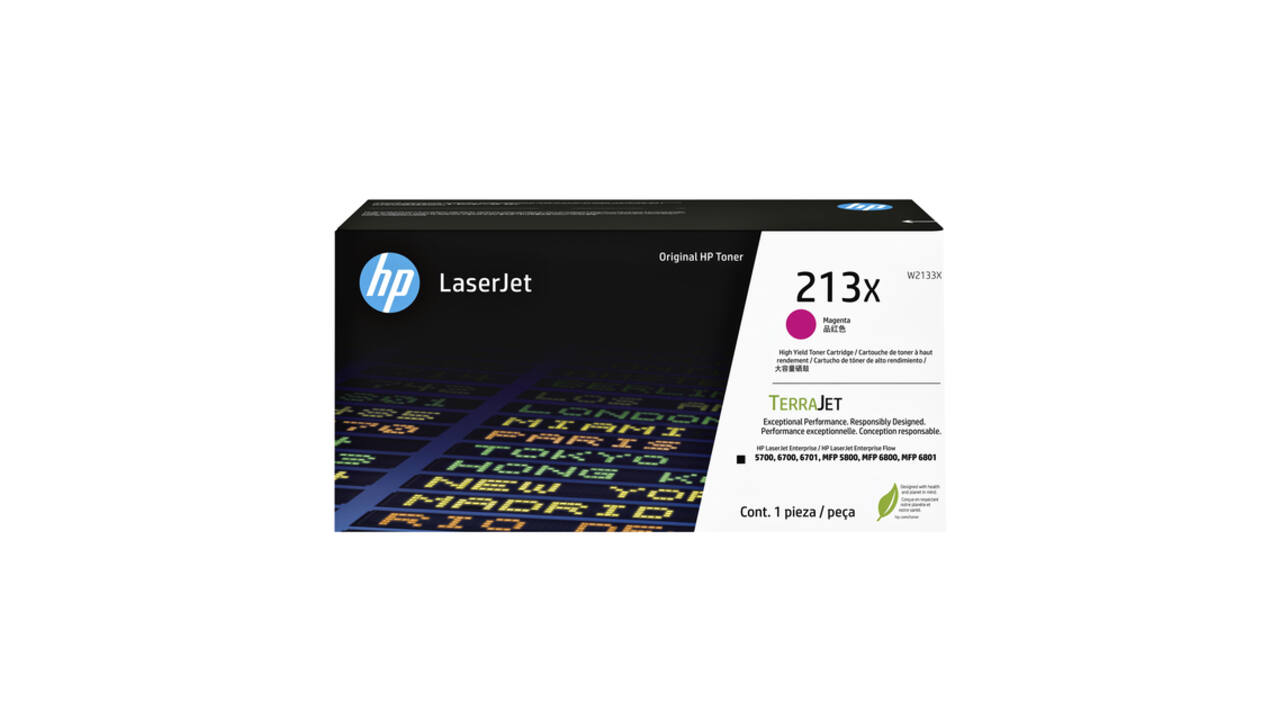 Tonercartridge HP W2133X  213X rood