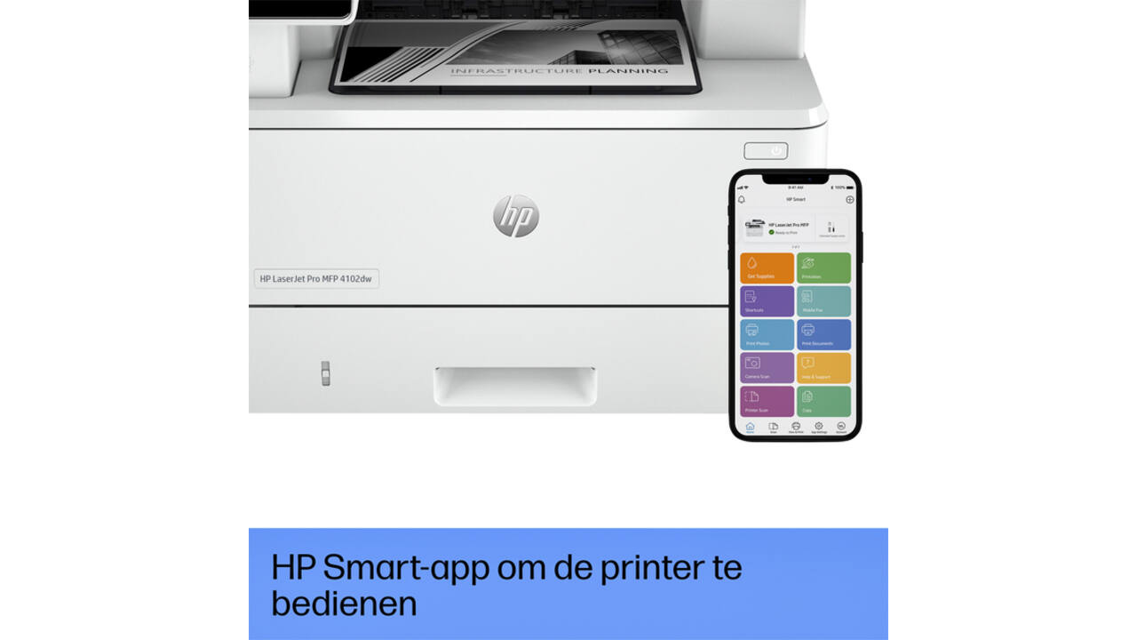 Multifunctional Laser printer HP laserjet 4102dw