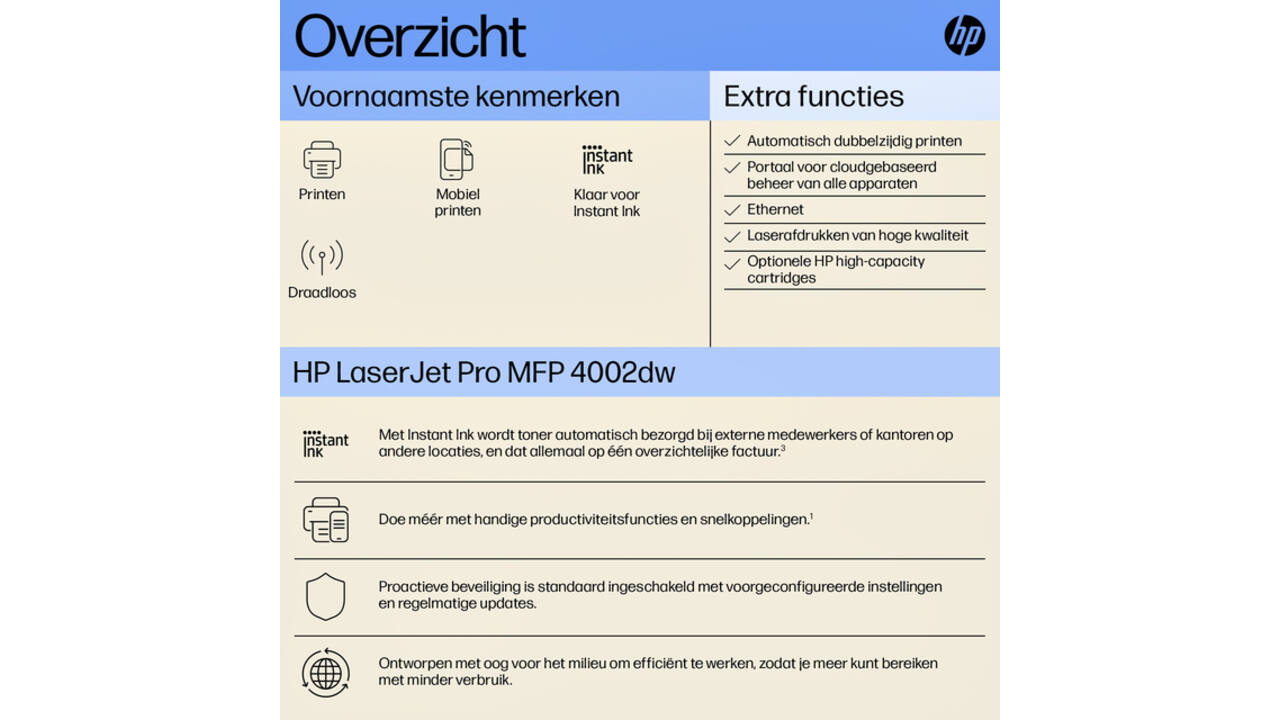 Printer laser HP LaserJet 4002dw