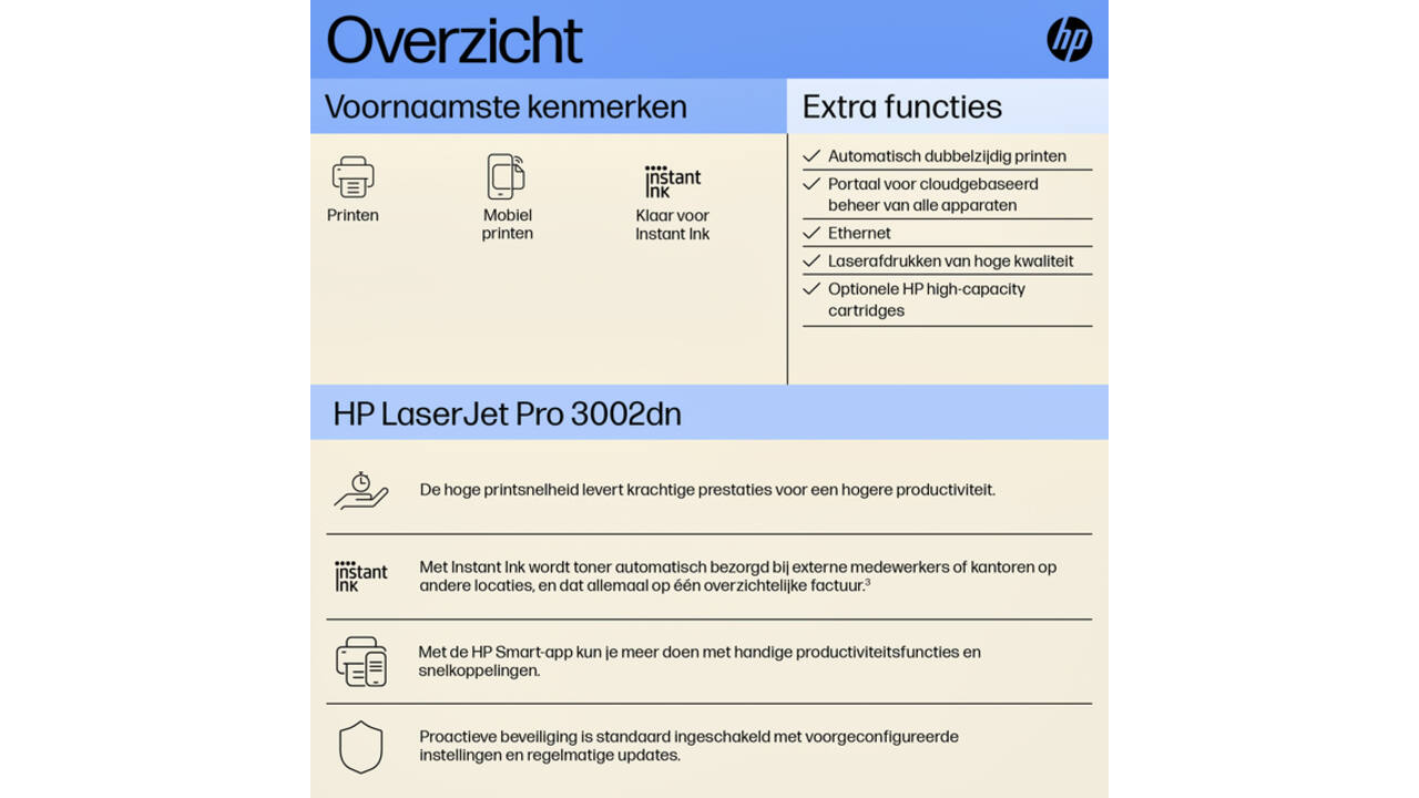 Printer laser HP LaserJet 3002dn