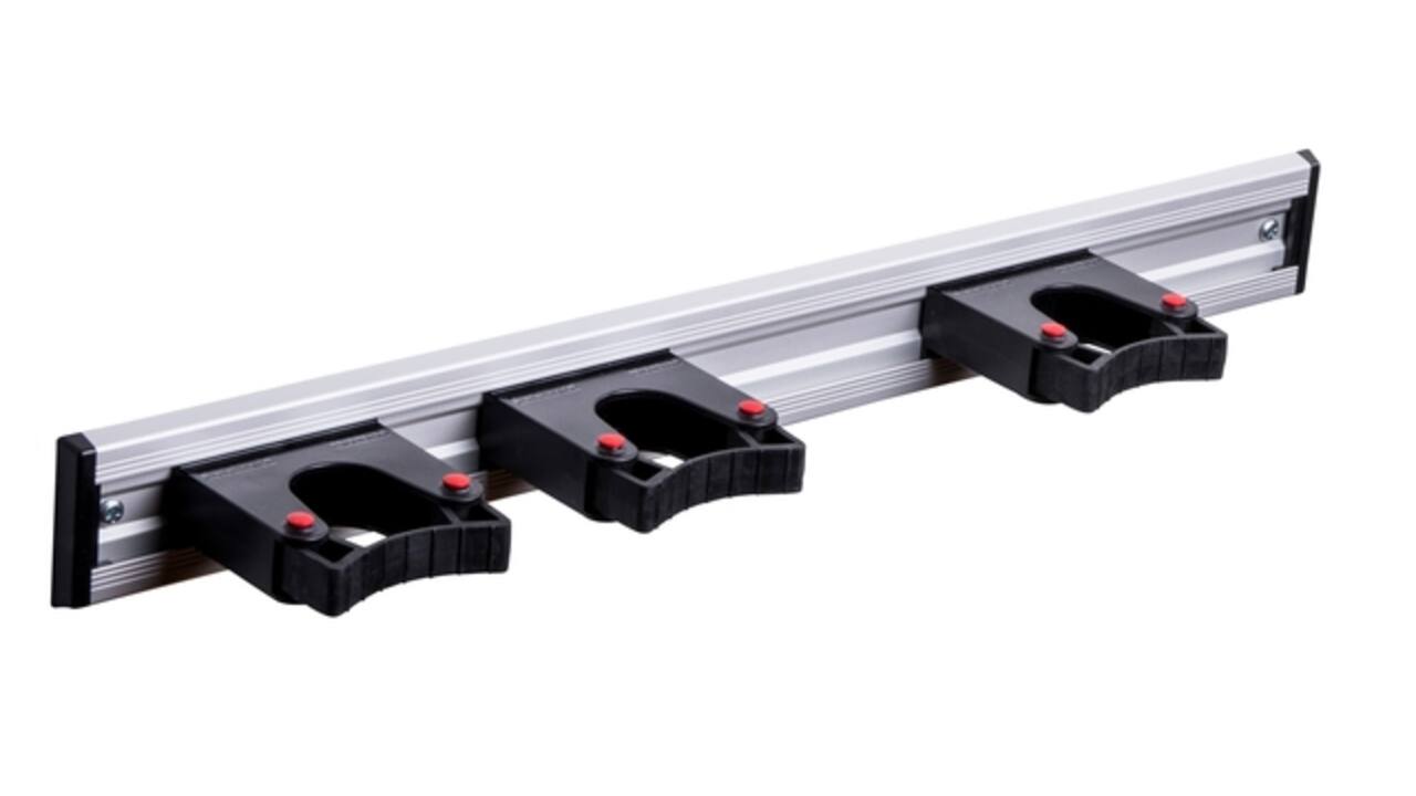 Wandhouder Toolflex met klemmen 50cm 3x ø 20/30 mm