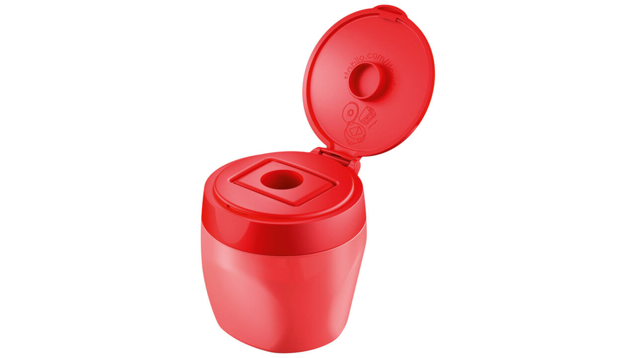 Puntenslijper STABILO 4849 woody 3 in 1 rood