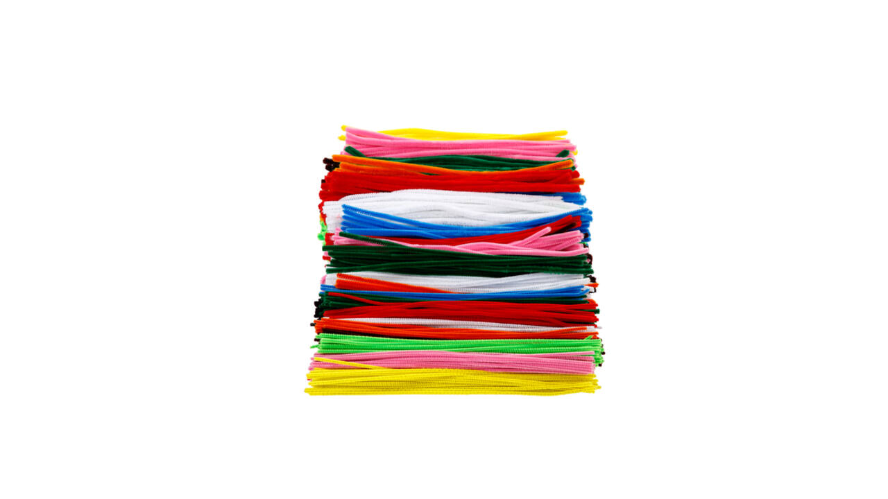 Chenilledraad Creativ Company 30cm dikte 4, 6, 9mm 700 stuks assorti