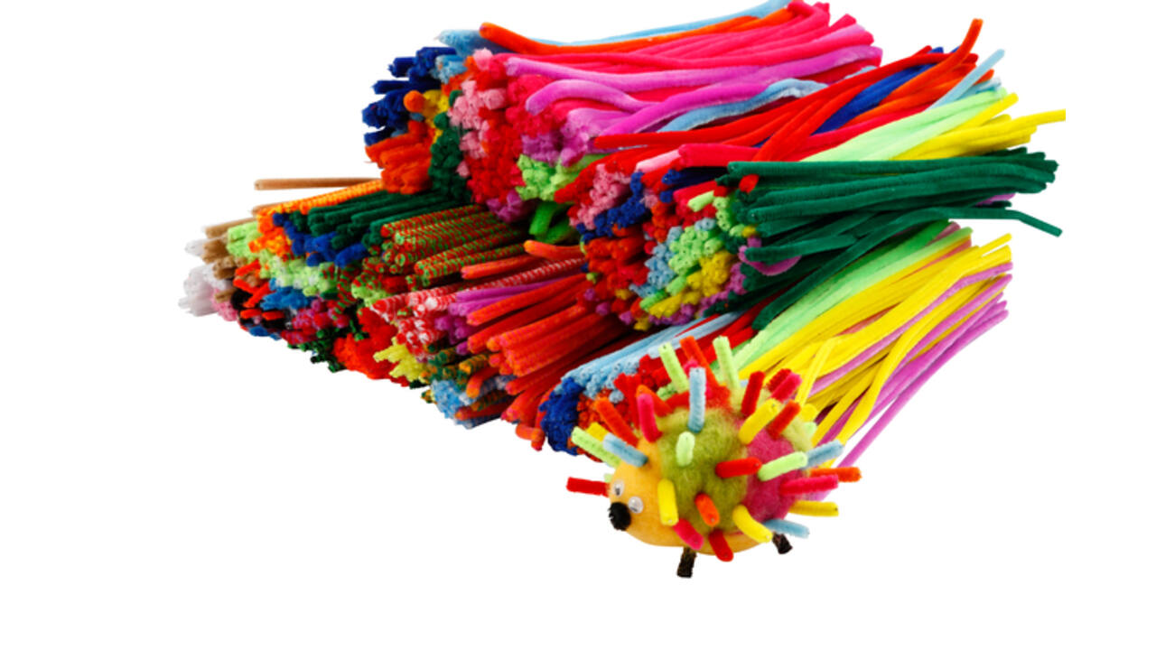 Chenilledraad Creativ Company 30cm dikte 4, 6, 9mm 700 stuks assorti
