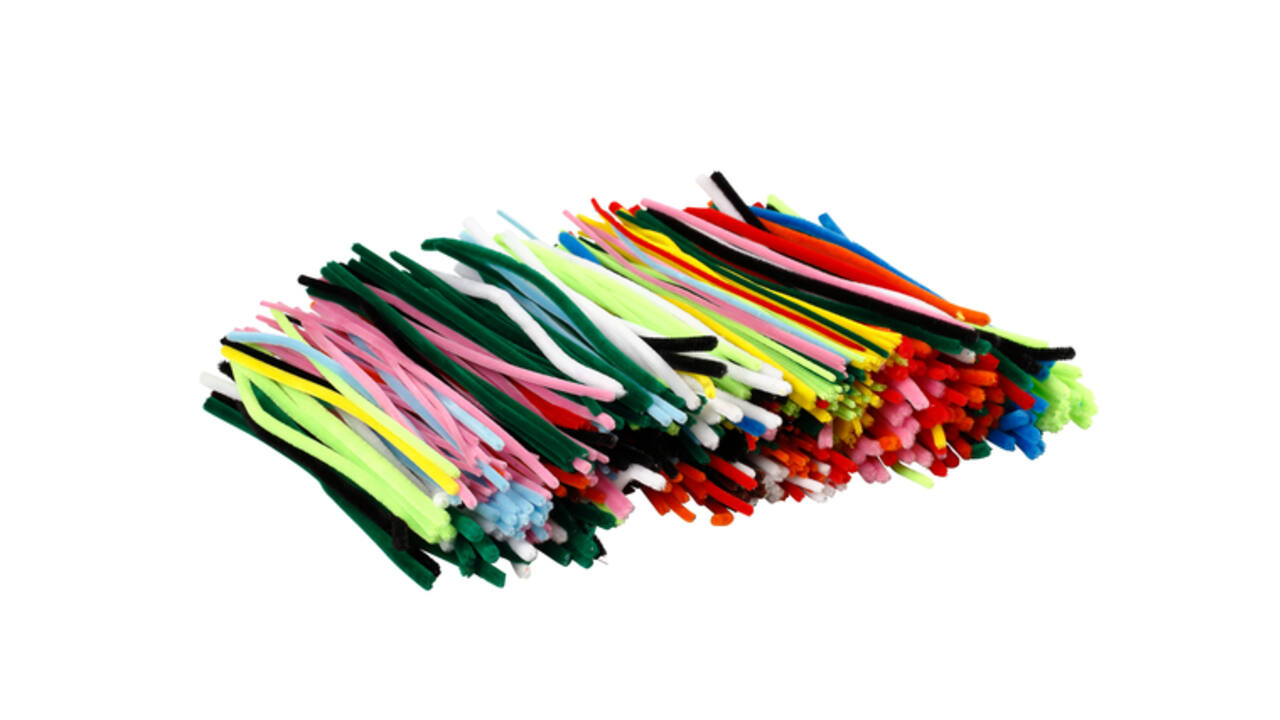 Chenilledraad Creativ Company 30cm dikte 4, 6, 9mm 700 stuks assorti
