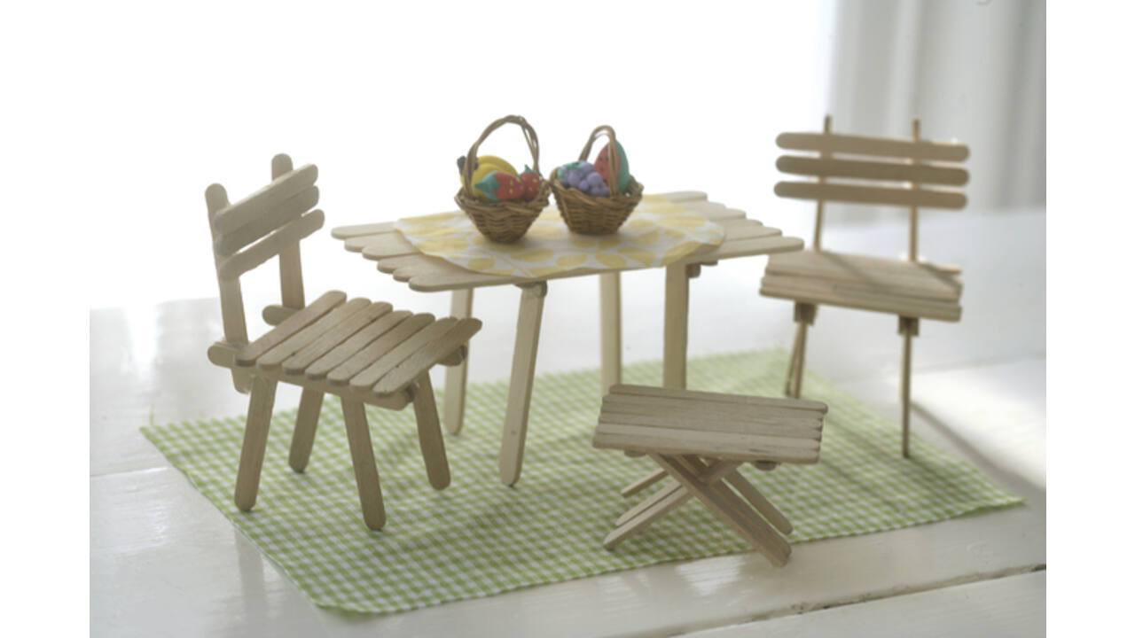 Stokje Creativ Company 11.5x1cm berkenhout 200 stuks