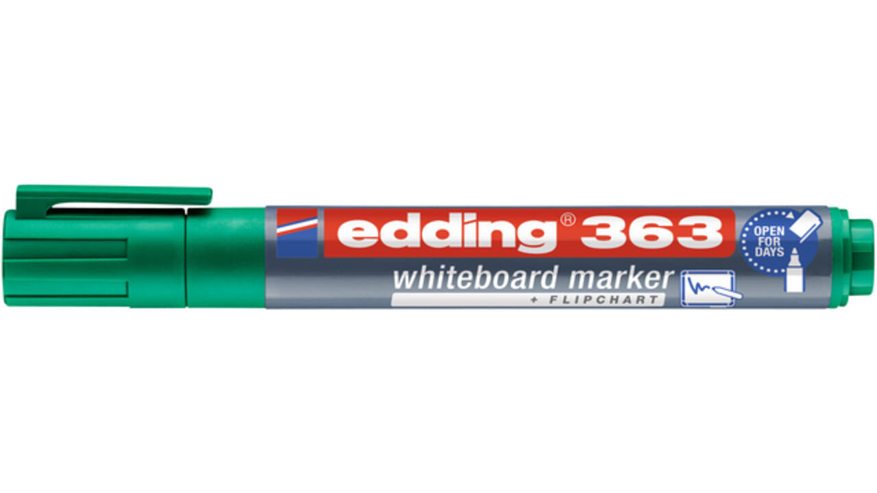 Whiteboardmarker edding 363 schuin 1-5mm groen