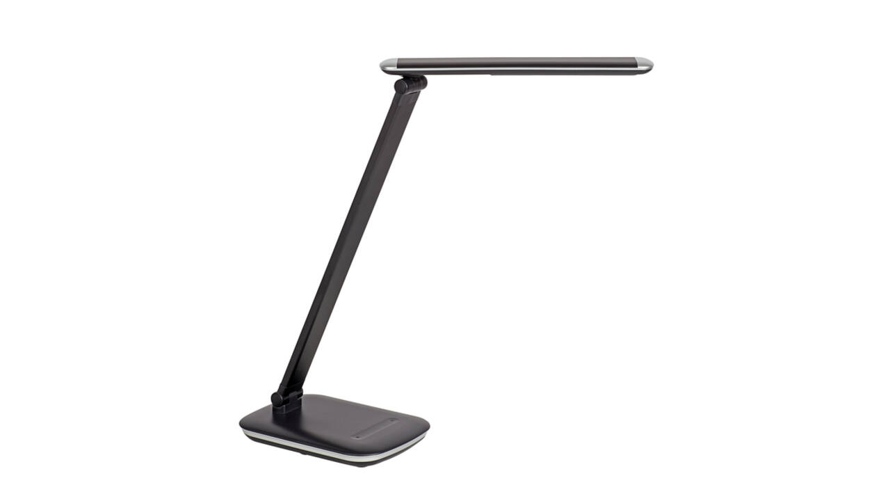 Bureaulamp MAUL Jazzy LED voet dimbaar + USB-poort zwart
