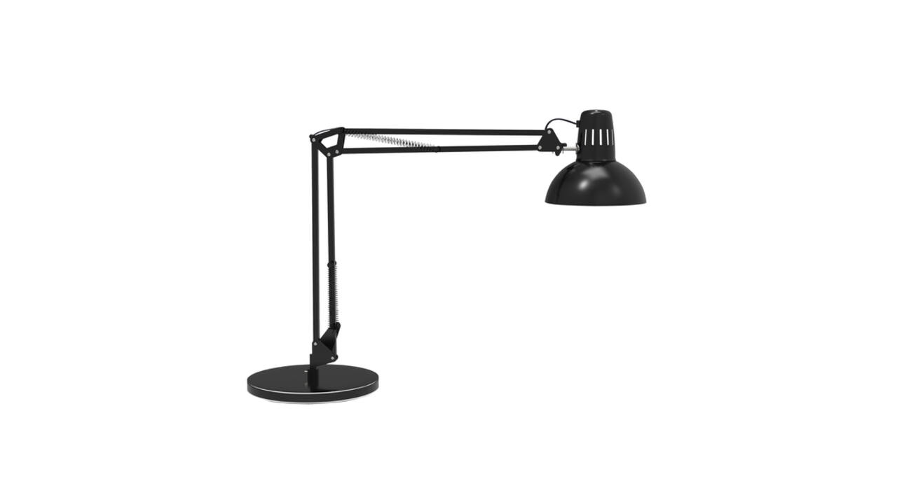 Bureaulamp MAUL Study voet excl.LED lamp E27 zwart