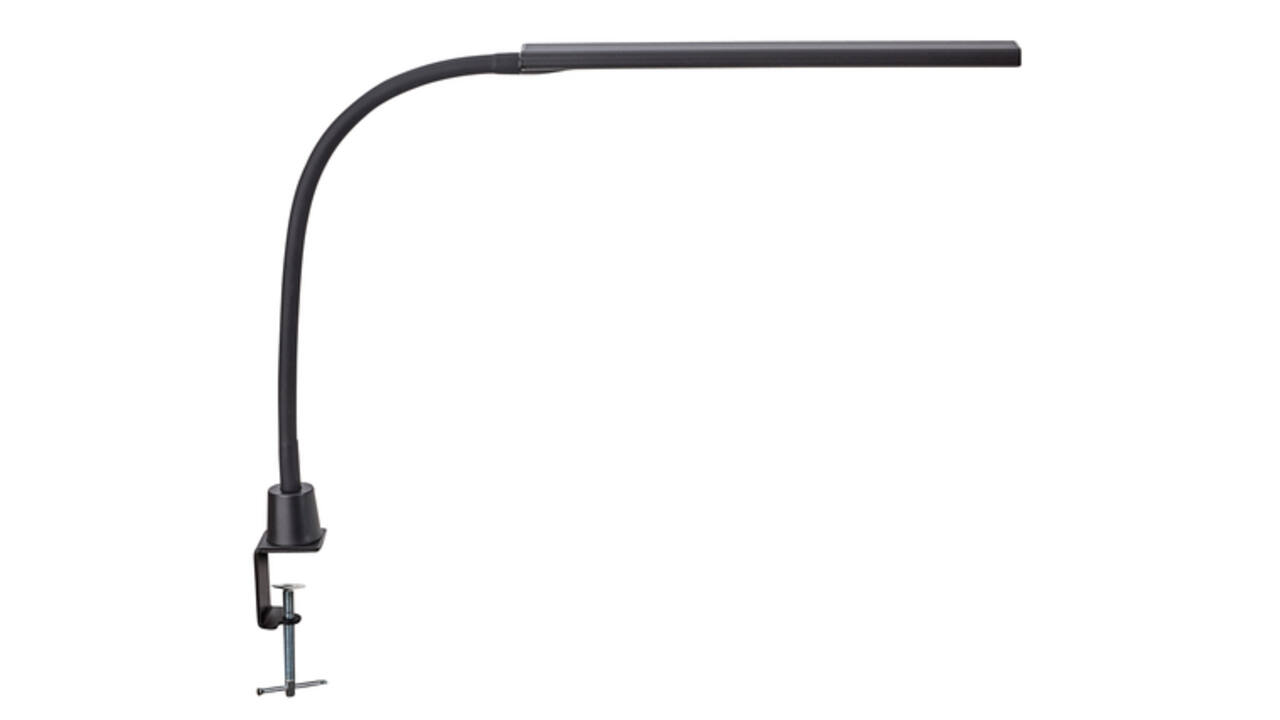 Bureaulamp MAUL Pirro LED dimbaar tafelklem zwart