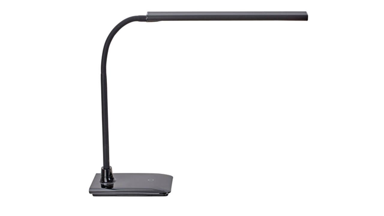Bureaulamp MAUL Pirro LED dimbaar met voet zwart