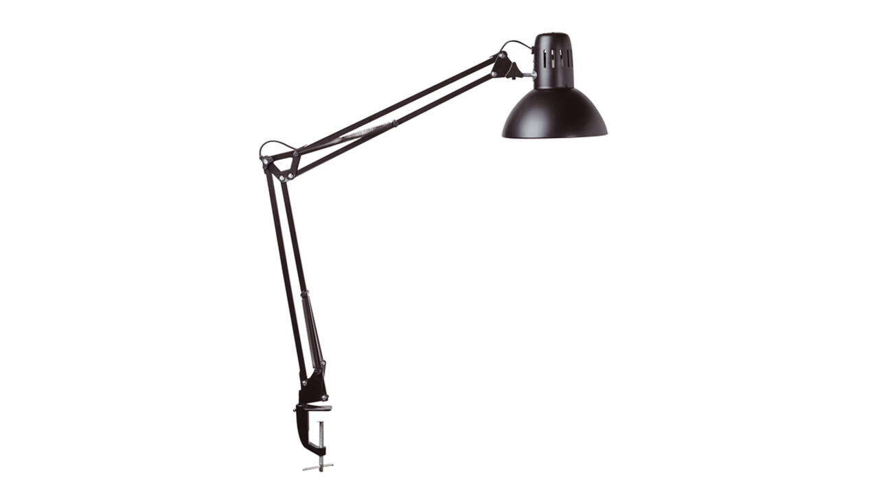 Bureaulamp MAUL Study tafelklem excl.LED lamp E27 zwart