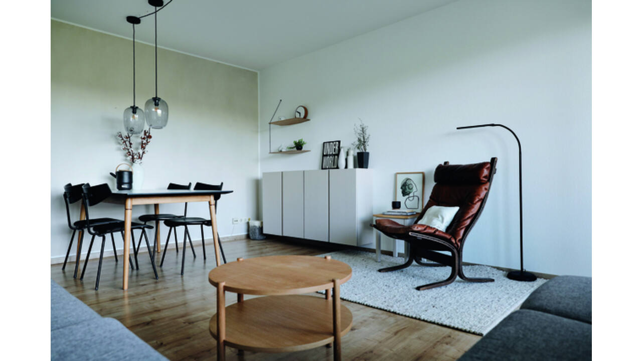 Vloerlamp MAUL Pirro LED dimbaar zwart
