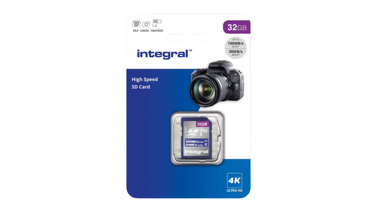 Geheugenkaart Integral SDHC-XC 32GB High Speed