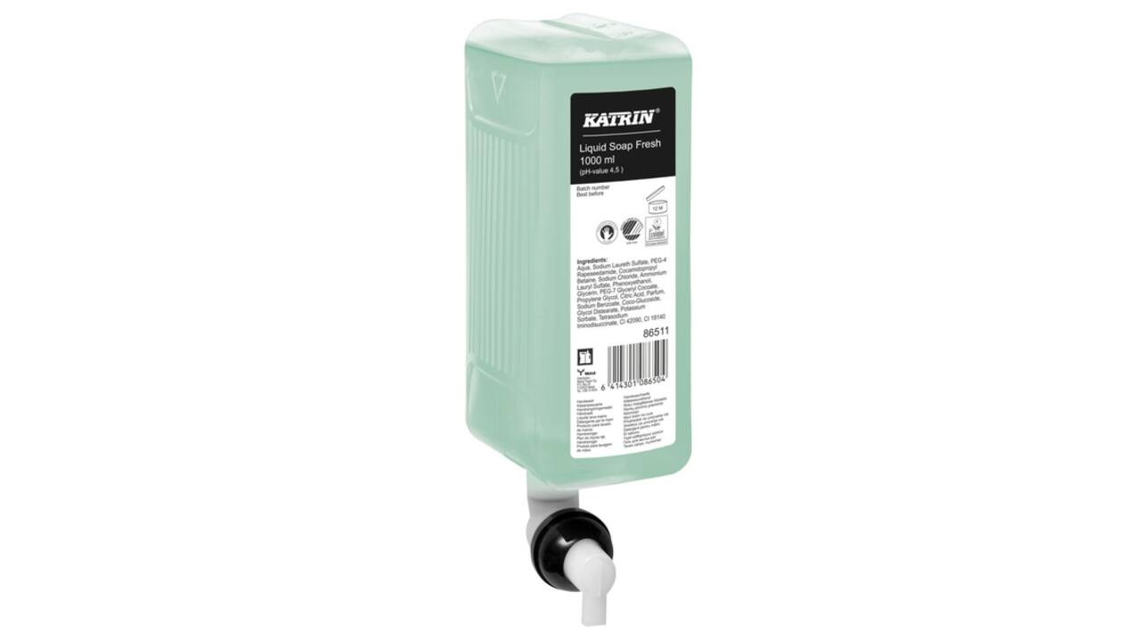 Handzeep Katrin Fresh vloeibaar 1000ml 86511