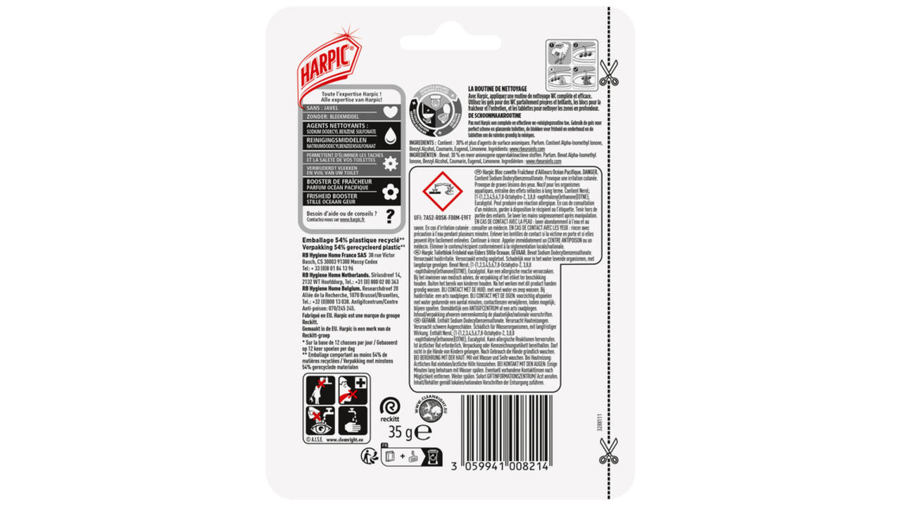 Toiletblok Harpic Marine Block 35g