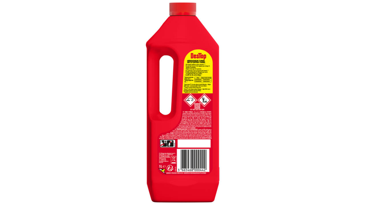Afvoerontstopper Destop Turbo Gel  1L