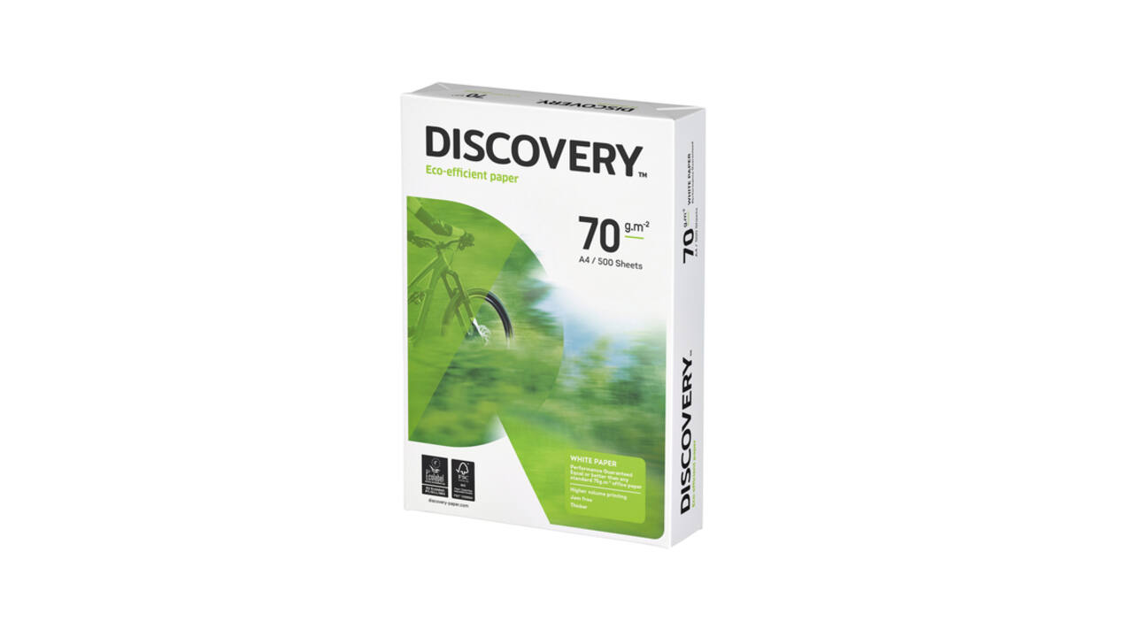 Kopieerpapier Discovery A4 70gr wit 500 vel