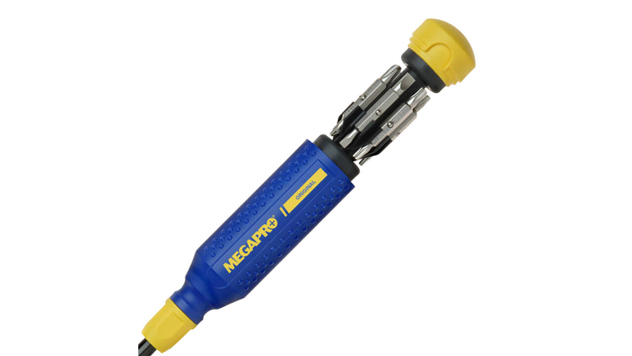 Schroevendraaier Megapro Original met 15 bits blauw