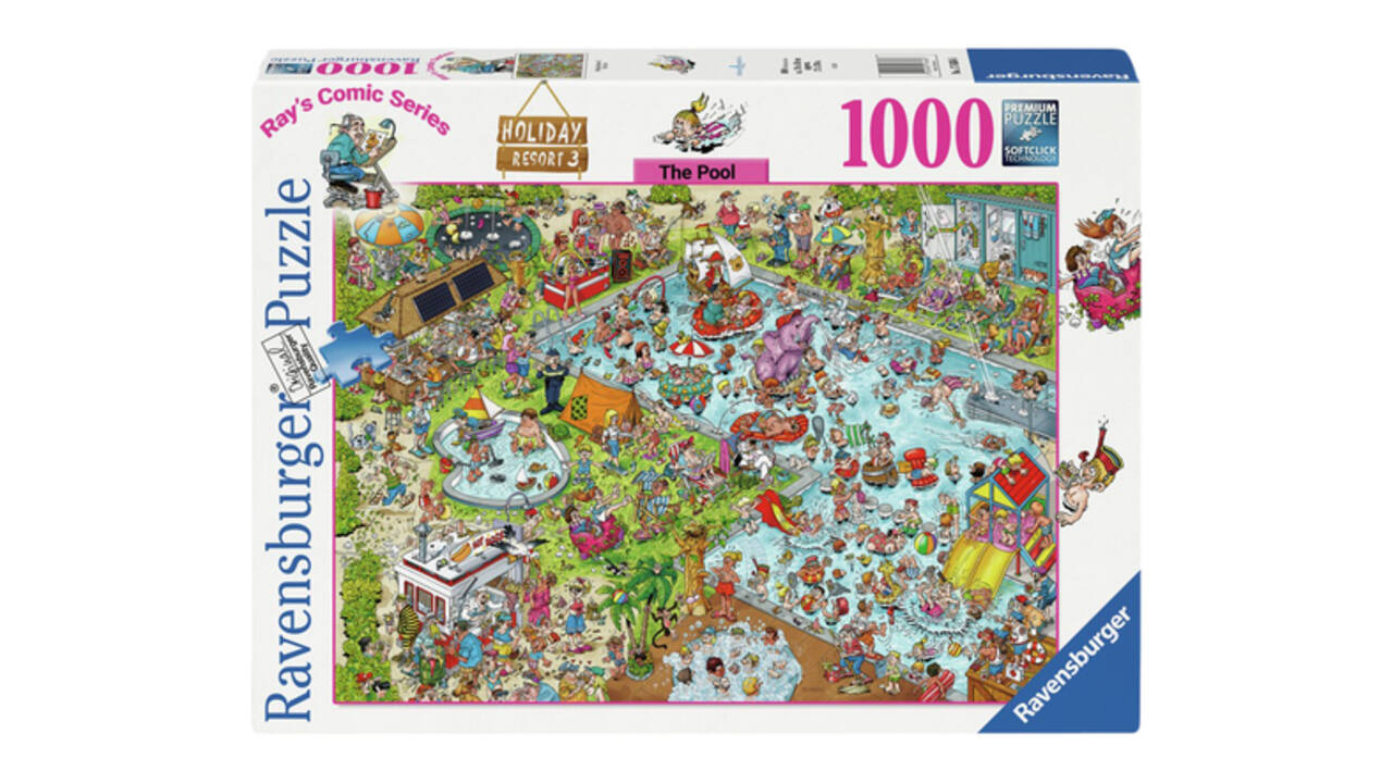 Puzzel Ravensburger Ray Comics The Pool deel 3 1000 stukjes