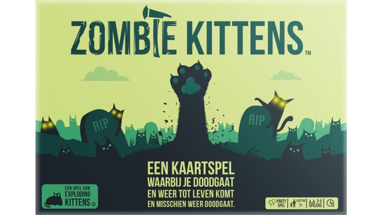 Kaartspel zombie kittens