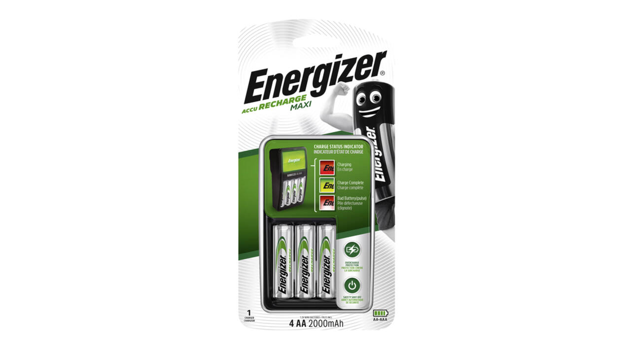 Batterij oplader Energizer incl batterijen 4x AA