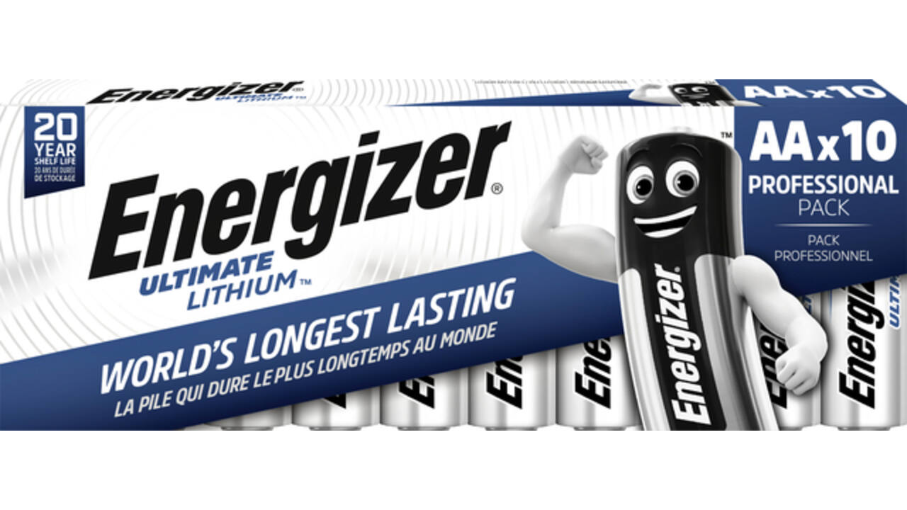 Batterij Energizer Ultimate Lithium 10x AA