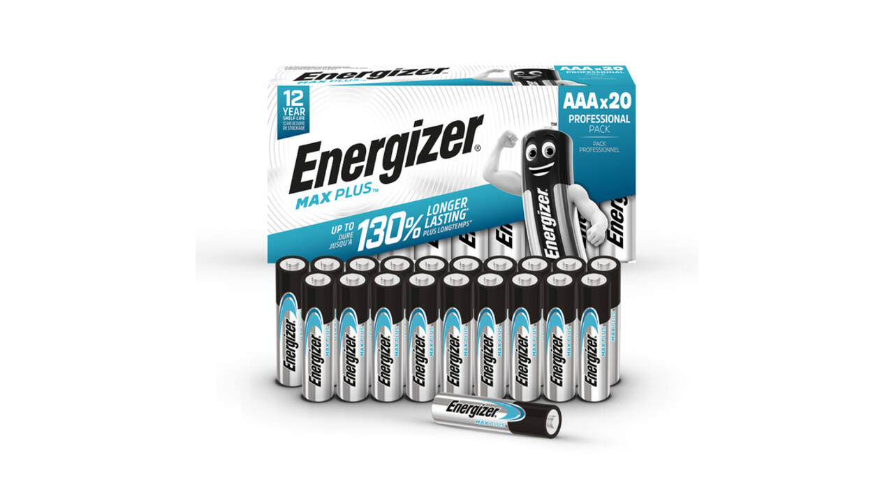 Batterij Energizer Max Plus 20x AAA alkaline