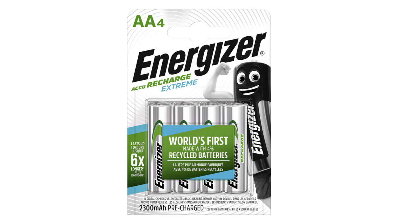 Batterij oplaadbaar Energizer 4x AA 2300mAh