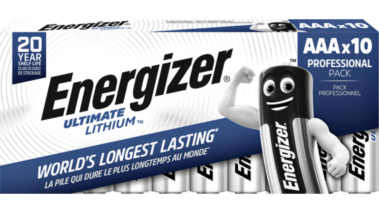 Batterij Energizer Ultimate Lithium 10x AAA