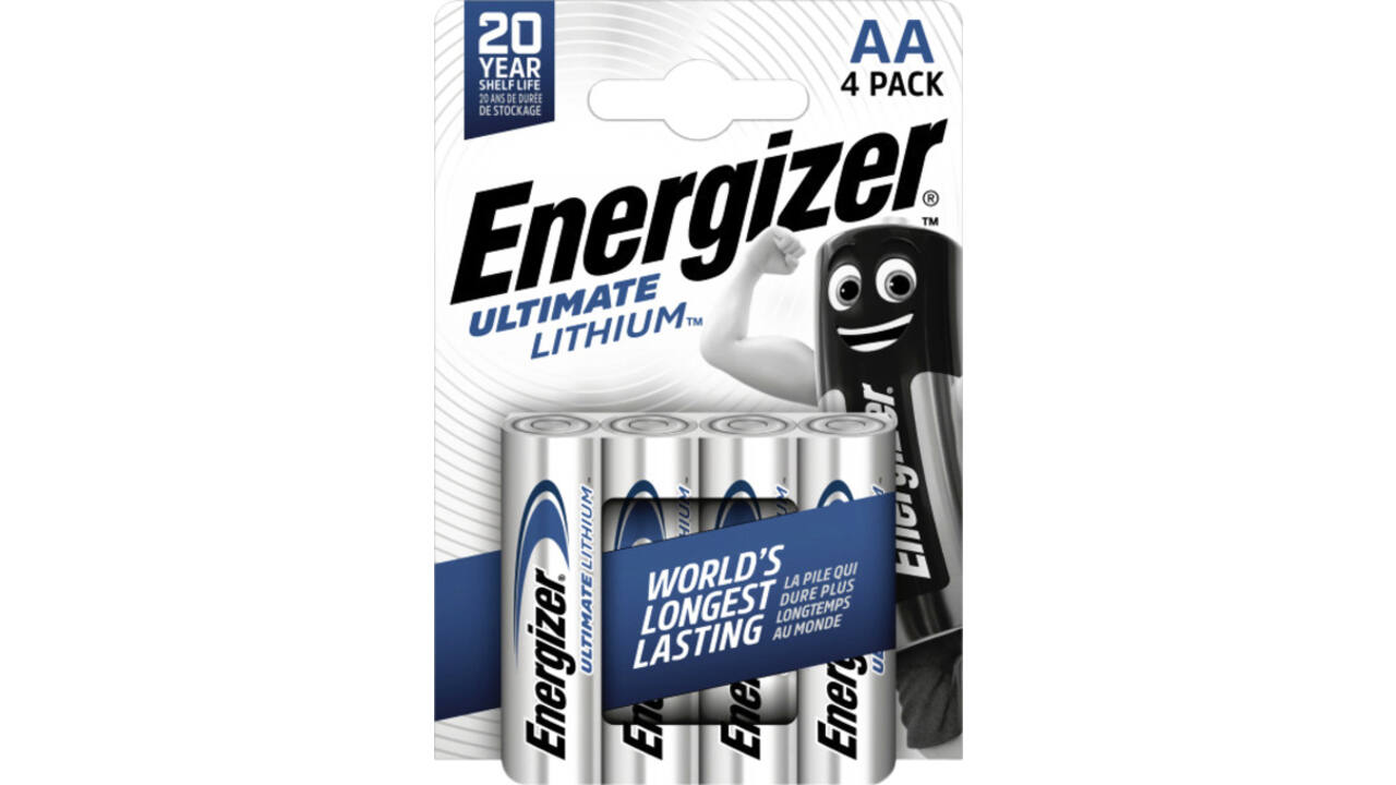 Batterij Energizer Ultimate Lithium 4x AA