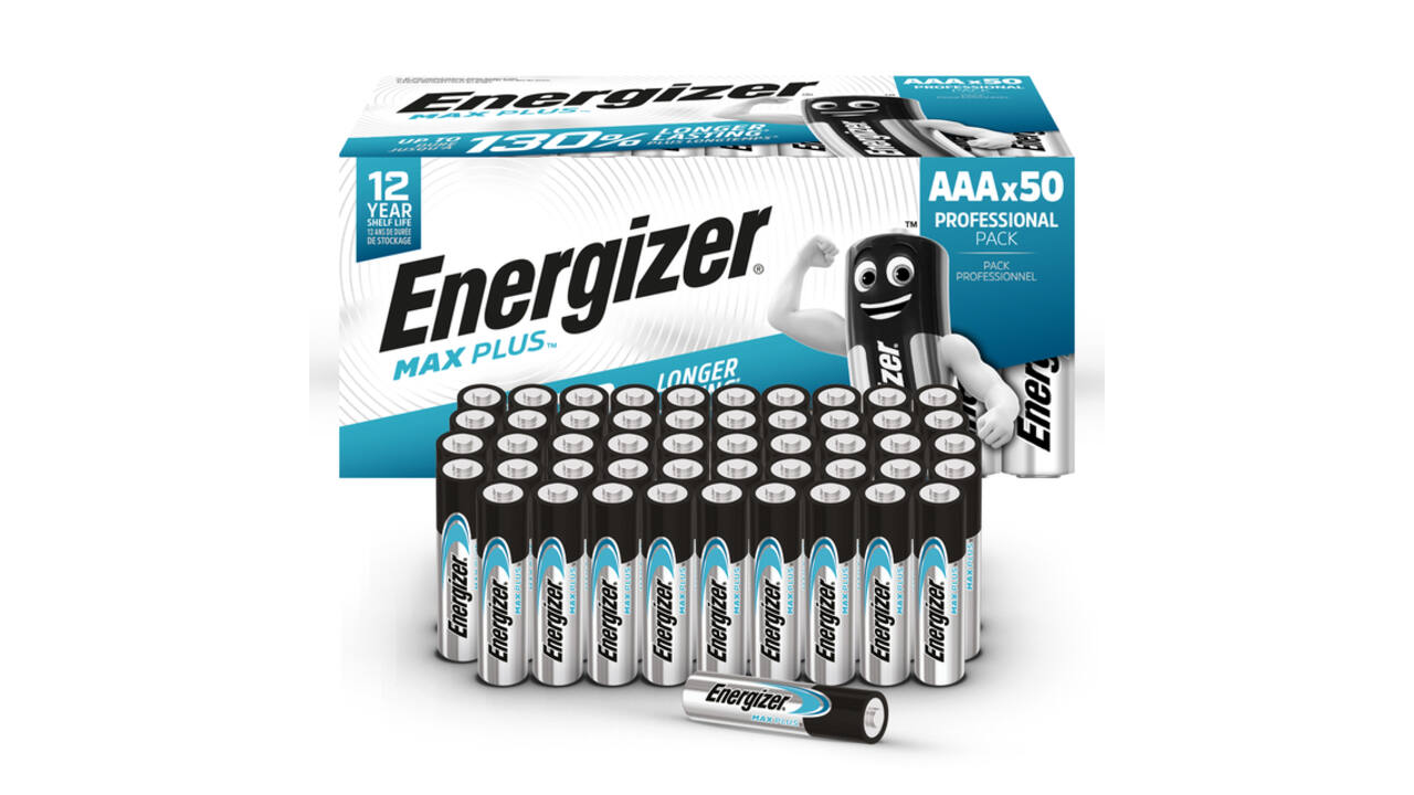 Batterij Energizer Max Plus 50x AAA alkaline