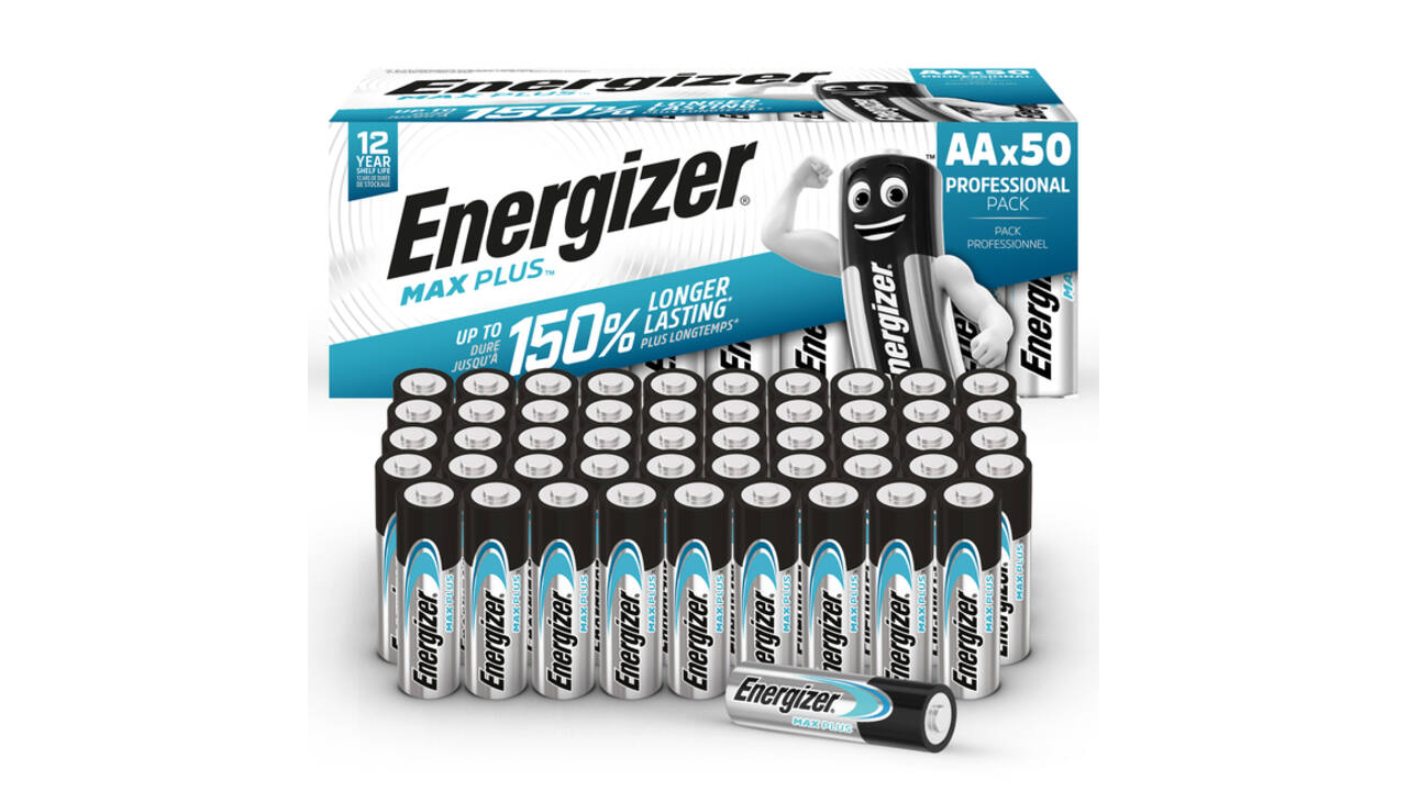 Batterij Energizer Max Plus 50x AA alkaline