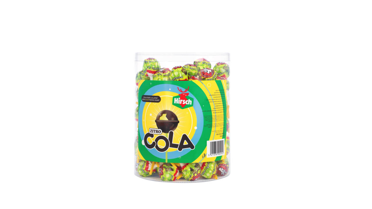 Lolly Hirsch cola/citroen 100x12 gram