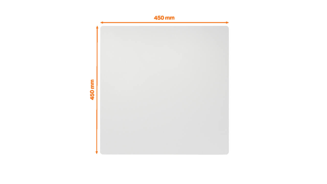 Whiteboard Nobo frameloos modulair 45x45cm