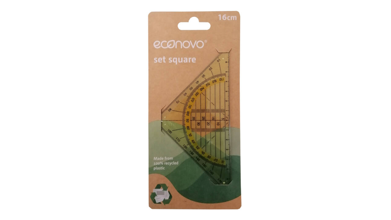 Geodriehoek Econovo 16cm blister à 1 stuk