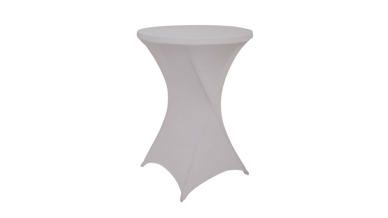 Tafelrok BRASQ voor statafel 80cm grijs