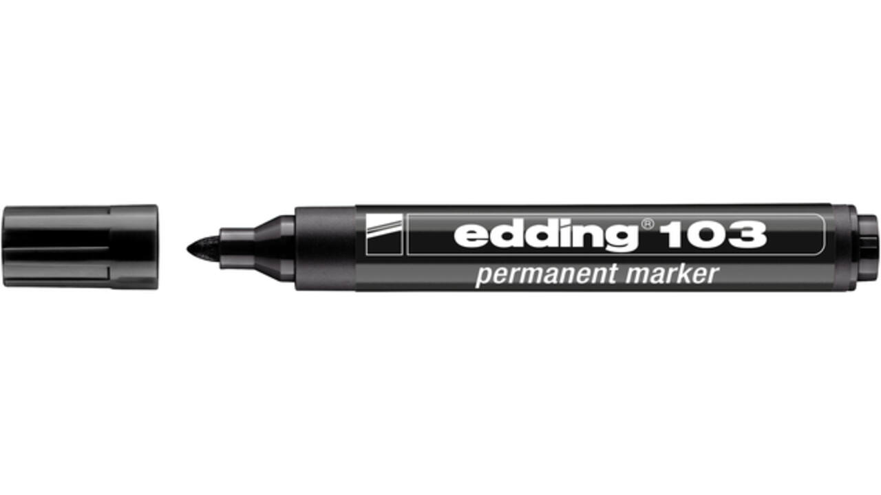 Viltstift edding 103 rond medium zwart