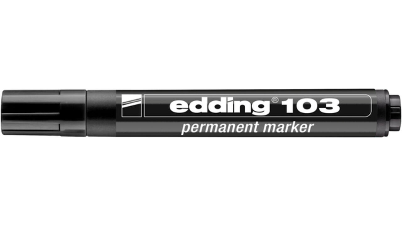 Viltstift edding 103 rond medium zwart