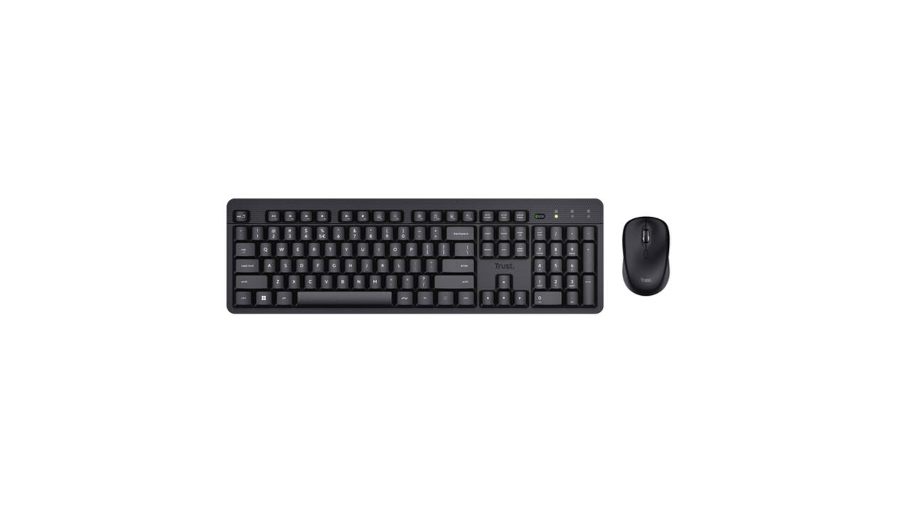 Toetsenbord Trust Ody II draadloos + muis 25018 QWERTY