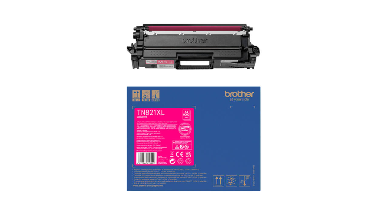 Toner Brother TN-821XLM rood