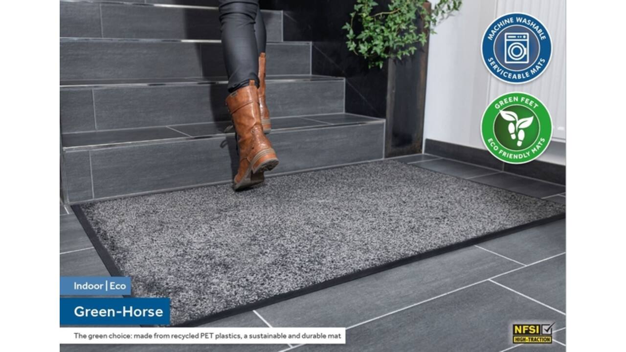Inloopmat Green-Horse Indoor Pro 115x175cm zwart