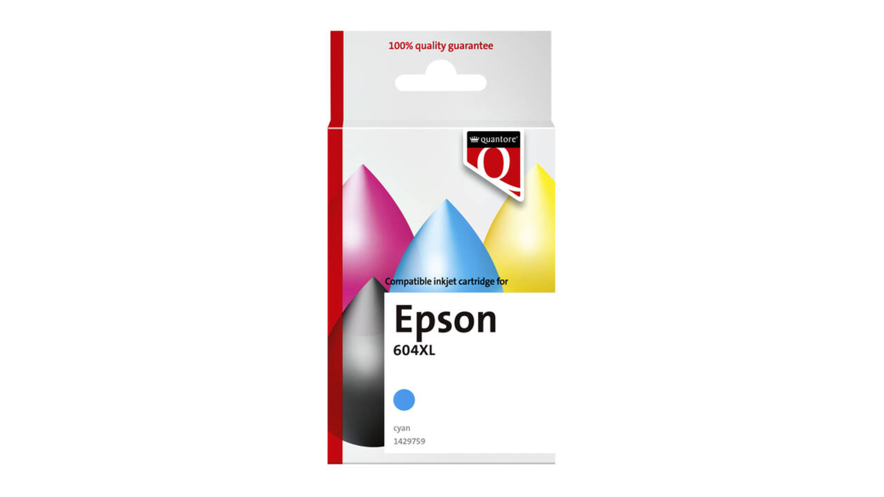 Inktcartridge Quantore alternatief tbv Epson 604XL T10H24 blauw