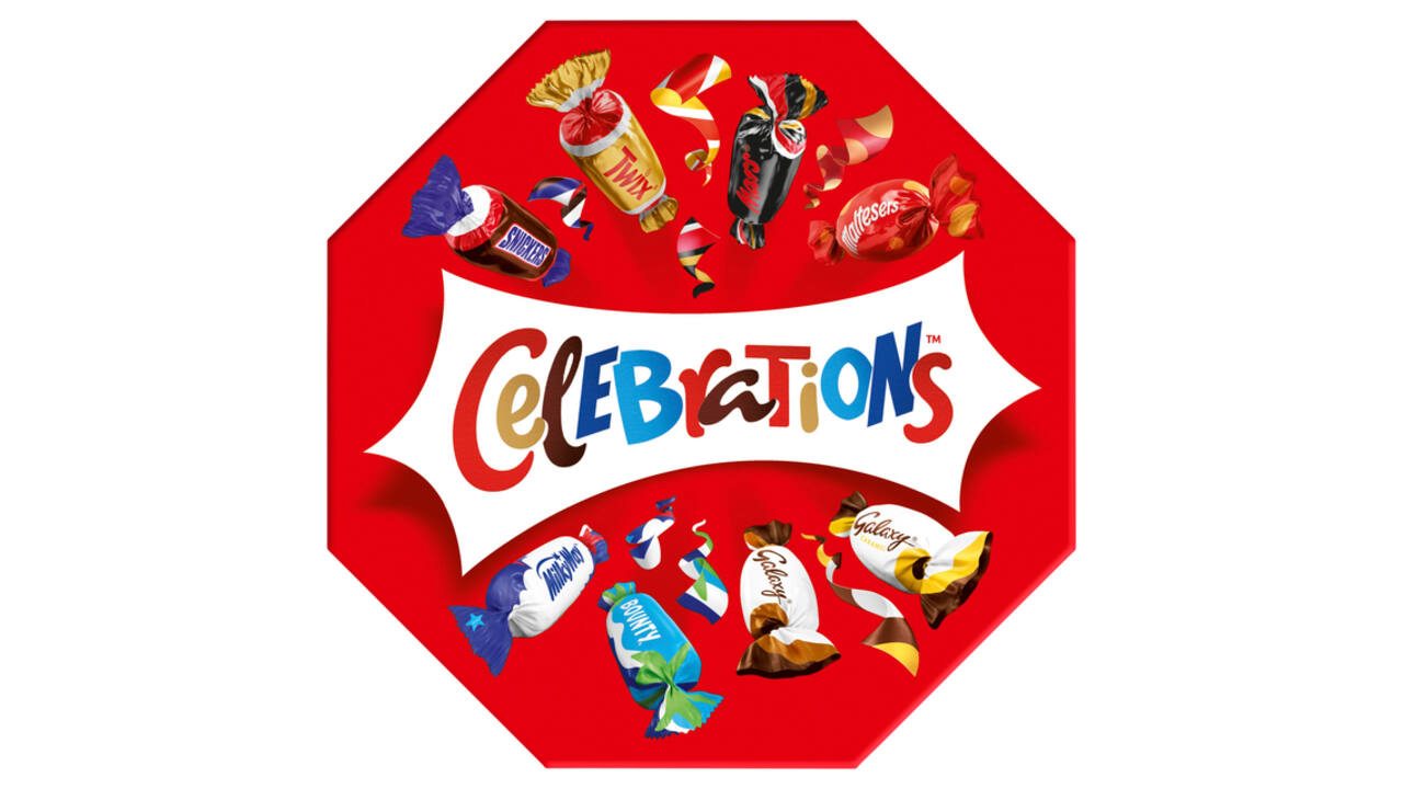 Chocolade Celebrations doos 385gr