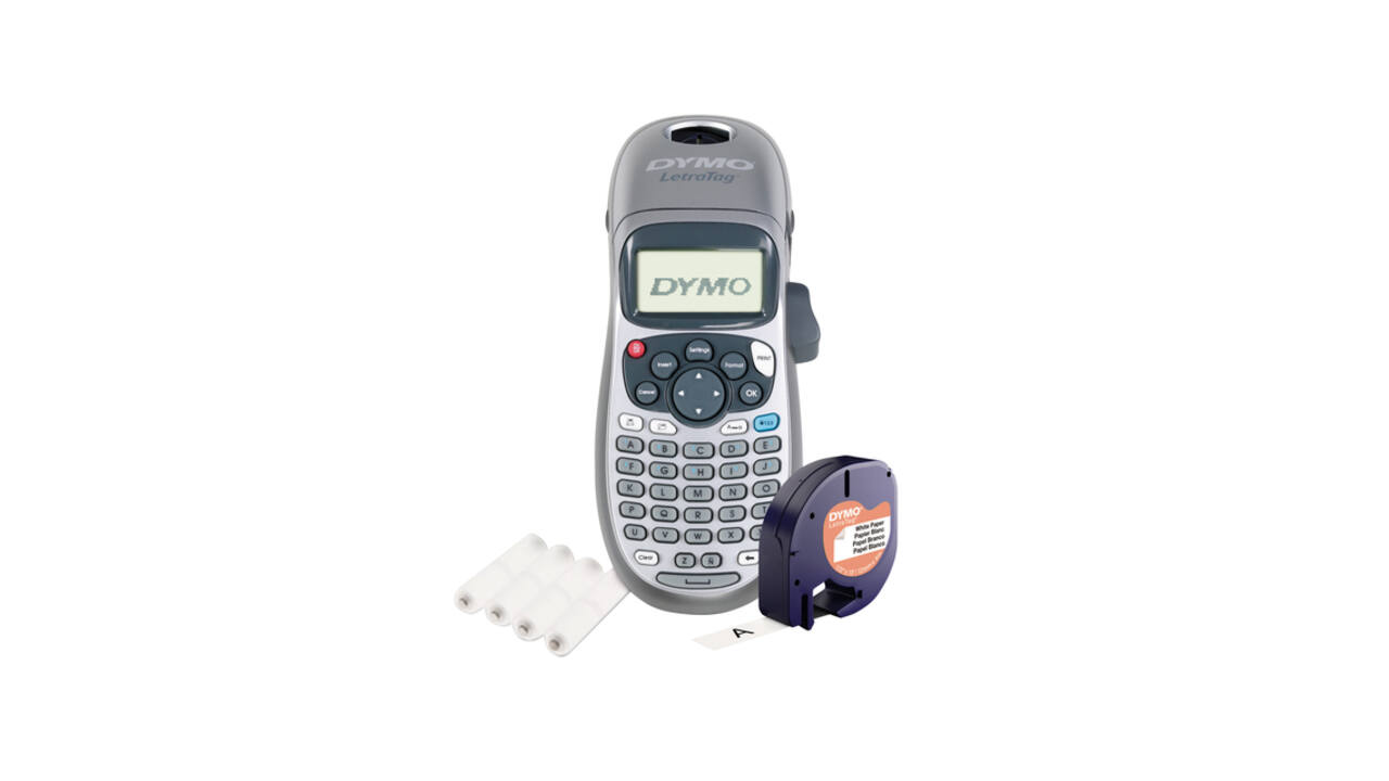Labelprinter Dymo LetraTag 100H draagbaar abc 12mm zilverkleurig special edition