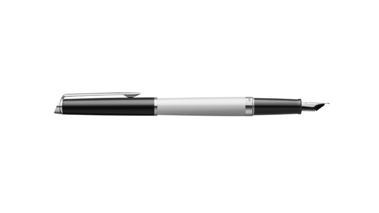 Vulpen Waterman Hémisphère Colour Blocking black en white CT fijn